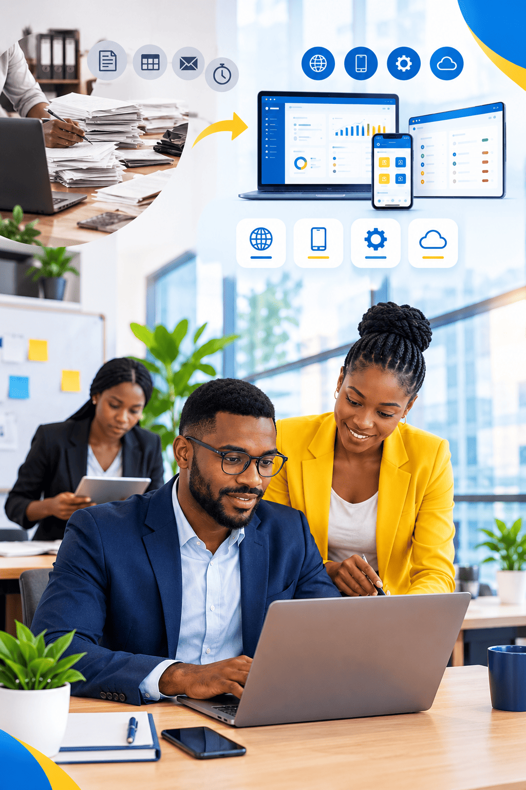 Illustration : Digitalisation d'entreprise