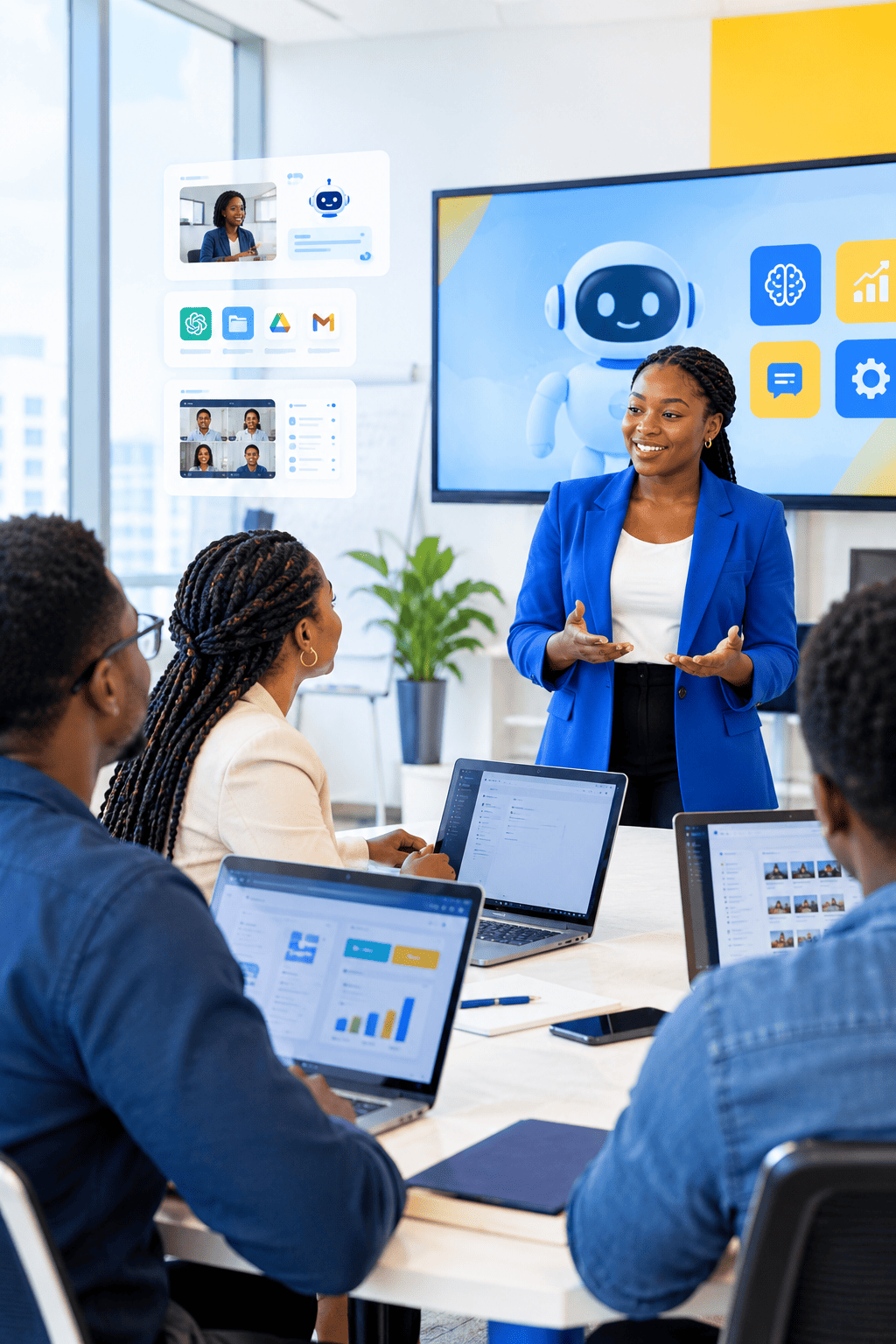 Illustration : Formation en outils numériques & IA